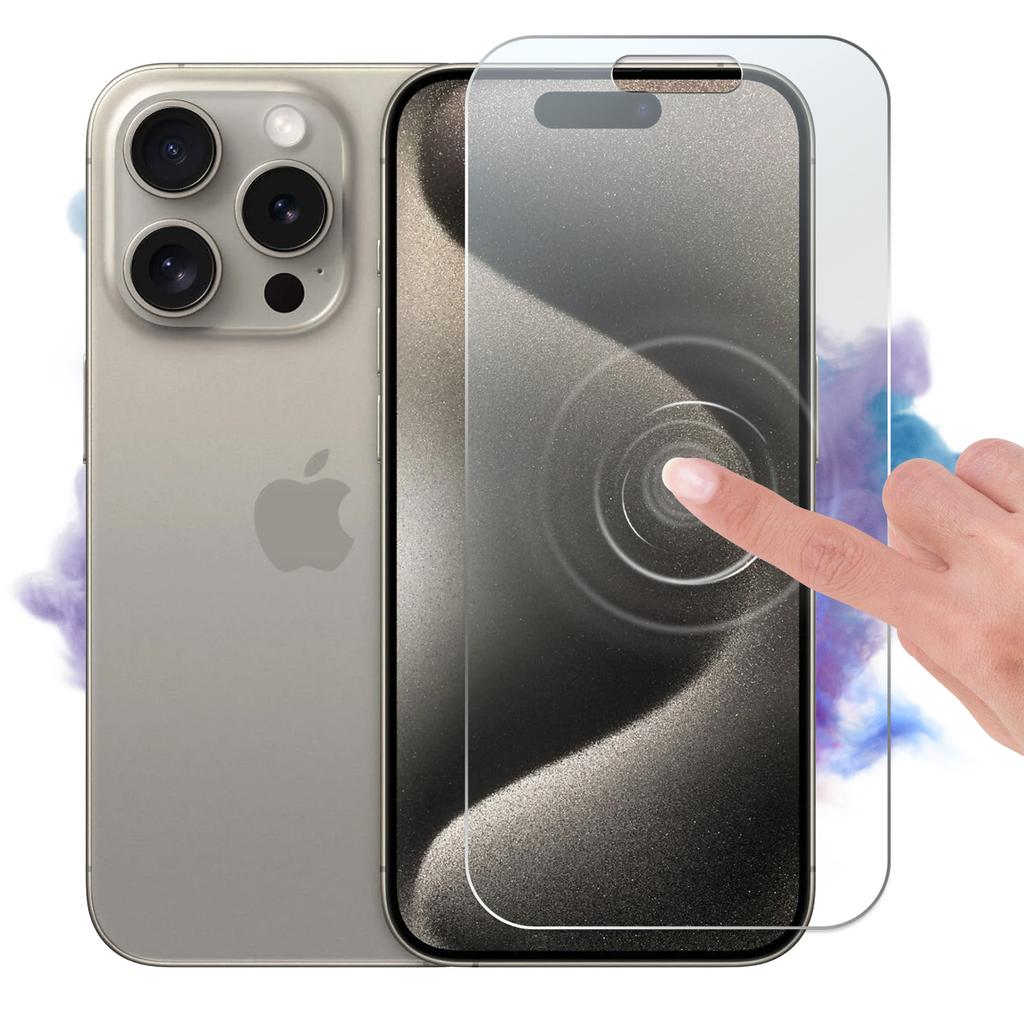 Szkło Hybrydowe Do Apple Iphone 15 Pro Na Ekran Alogy Flexi Glass 9H Case Friendly Płaskie Na Ekran