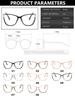 2023 New Fashion Women Anti Light Blue Cat Eye Glasses Frame Retro Hight Quality Luxury Optical Computer Reading Eyeglasses