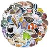 50 Creative Deep Sea Style Cartoon Stickers for DIY Decoration (Phone Cases, Water Bottles, Notebooks)