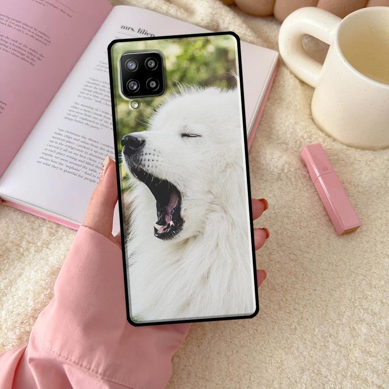 Japanese Spitz Dog Case For Samsung Galaxy A54 A34 A14 A13 A51 A71 A33 A53 A73 A12 A22 A32 A52 A72 A52S Cover