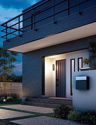 Panasonic Gate Light LGWJ50127KLE1 Off Black Height Width Body 10.8cm Body 37.5cm