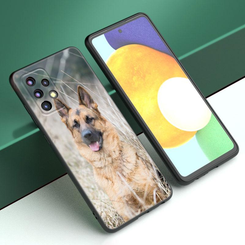 German Shepherd Dog Phone Case For Samsung A13 A22 A24 A32 A23 A25 A34 A35 A52S A53 A54 A55 A73 A12 A14 A15 A31 A33 A50 A51 A72