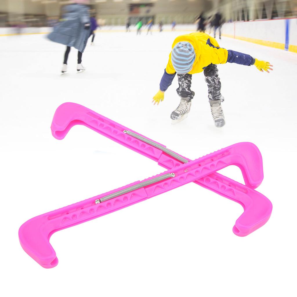 1 Pair Ice Skate Blade Covers   Skating Blade Guards   Plastic Blade Protector