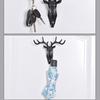 Wall Mounted Hooks Animal Head Rack Coat Caps Wall Hanger Horse Giraffe Elk Hooks Decor Accessories Personalized Hangers