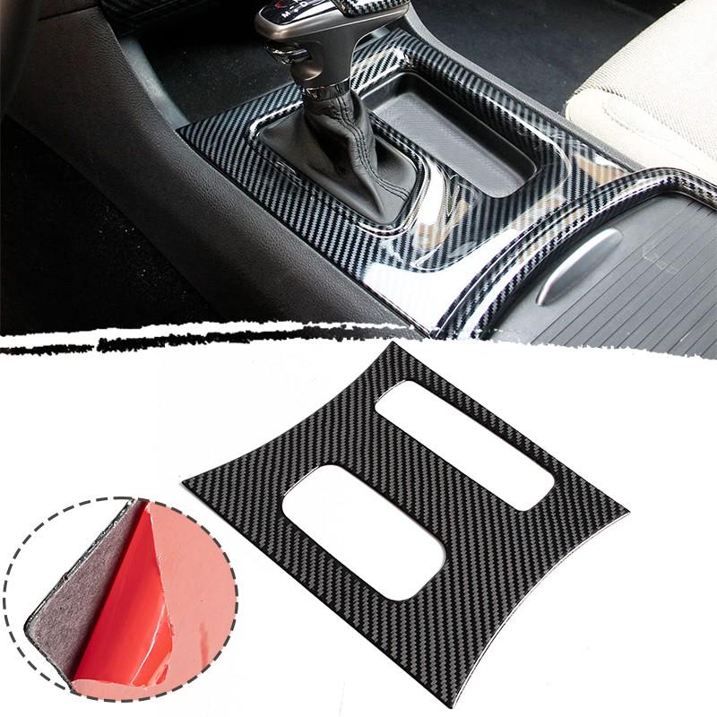 Real Carbon Fiber Manual Gear Shift Panel Cover Trim For 2011-14 Dodge Charger