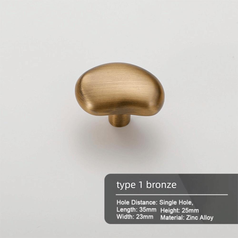 

Zinc Alloy Cabinet Handles Gold/Silver Solid Drawer Knobs Antique Style Nordic Vintage Furniture Handles Furniture Hardware