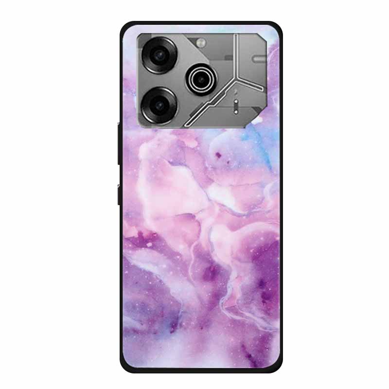 For Tecno Pova 6 Pro Case Marble TPU Silicone Soft Back Cover Phone Cases for Tecno Pova6Pro 5G LI9 Protector Mica Painted Coque