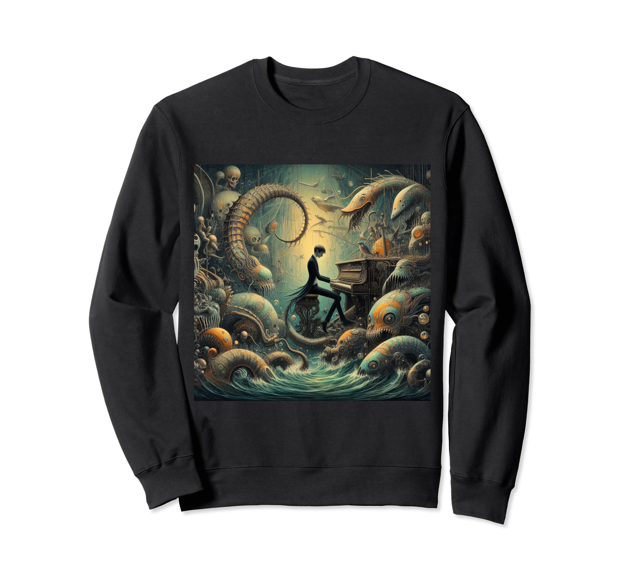 

Nemo est Mihi album cover sweatshirt