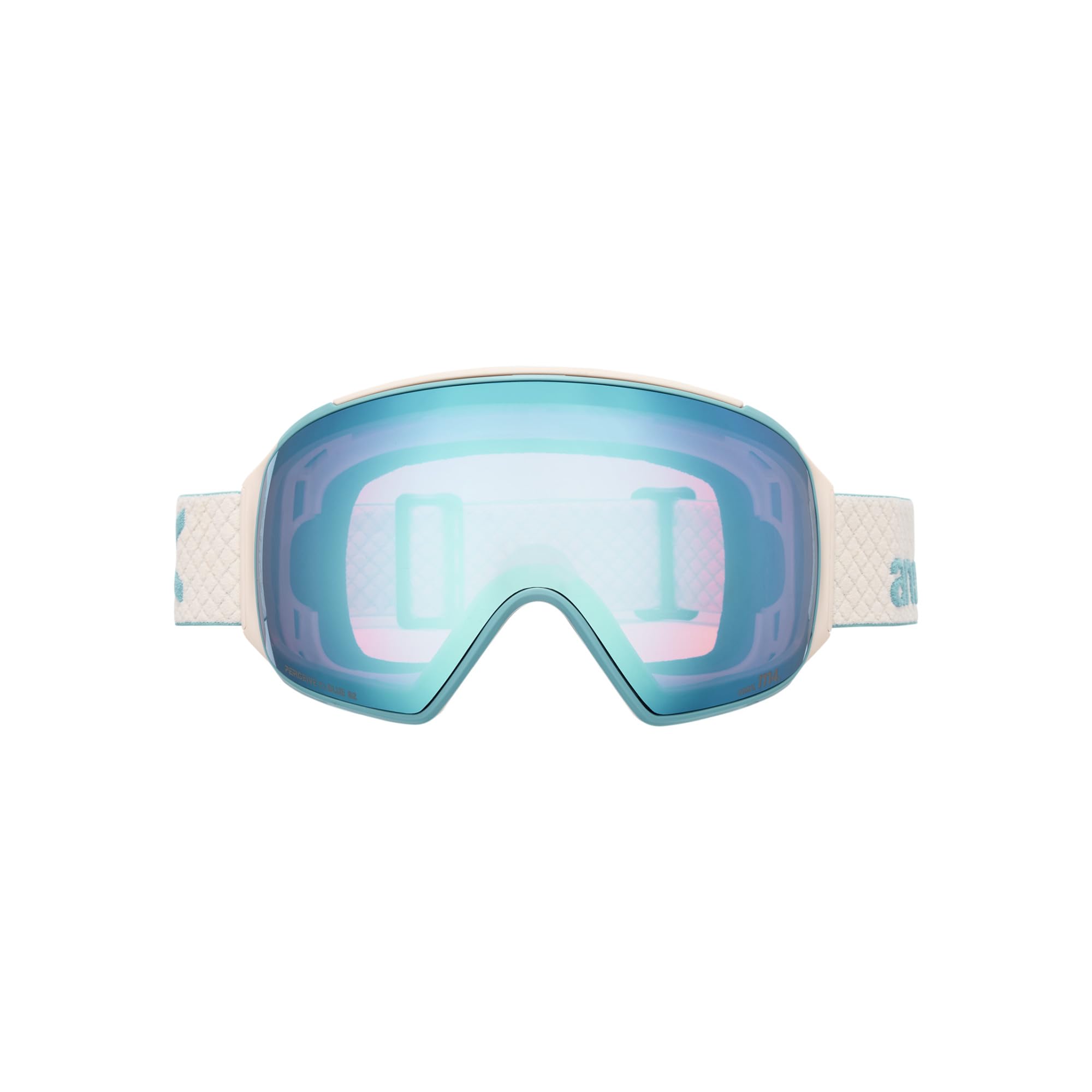 ANON Unisex M4 Low Bridge Fit Goggles (Toric) + Oatmeal/Blue