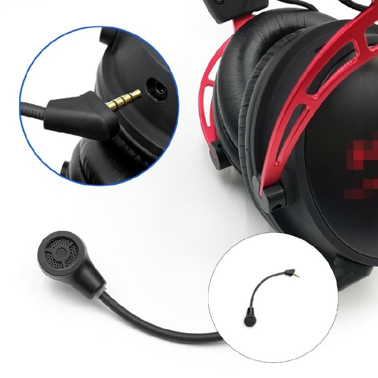 Metal Microphones for Cloud Headsets 3.5mm Plugs And Play Effective Wind Noise Reductions Clear Communication