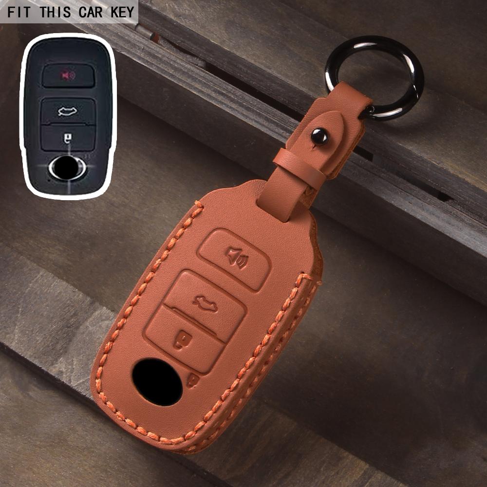 2 3 4 5 Buttons Leather Smart Remote Car Key Case Cover for Toyota Perodua Malaysia Car Key Protector Car Key Shell