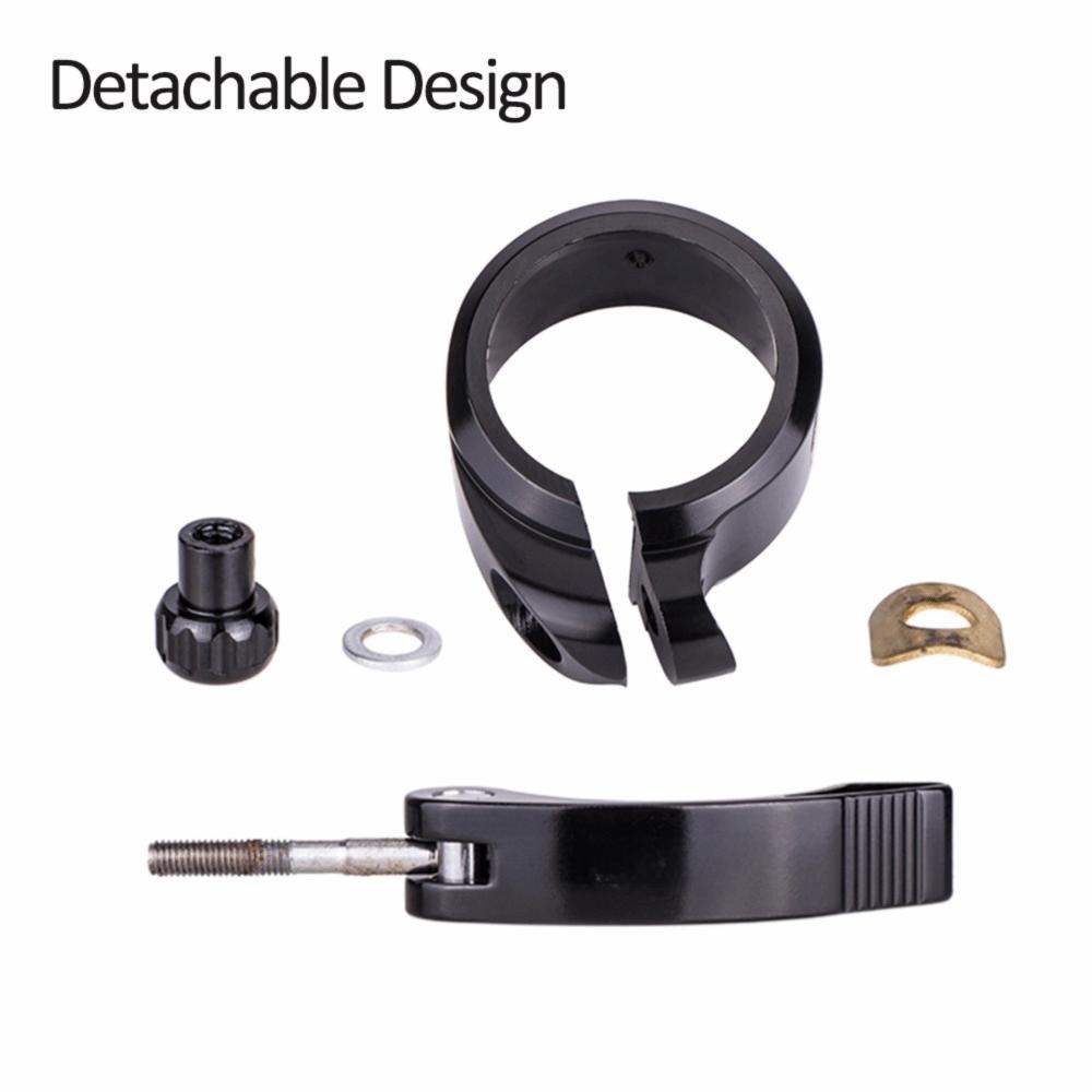 Aluminium Alloy Bike Seat Clamp Extended Bolt Design Quick Release Locking Clamp Folding Bikes