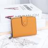 Genuine Leather Mini Wallet - Snap Button & Zipper Bifold Card Wallets, Compact Slim Purse with Multi-Card Slots for Women
