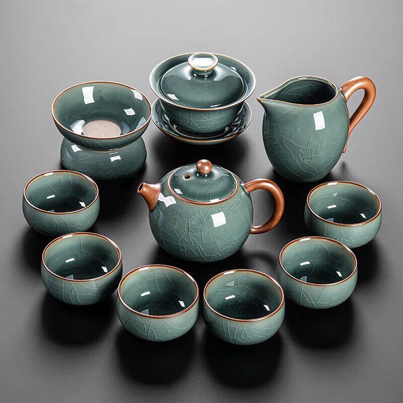 

Qianyu Ge Yao Ceramic Kung Fu Tea Set