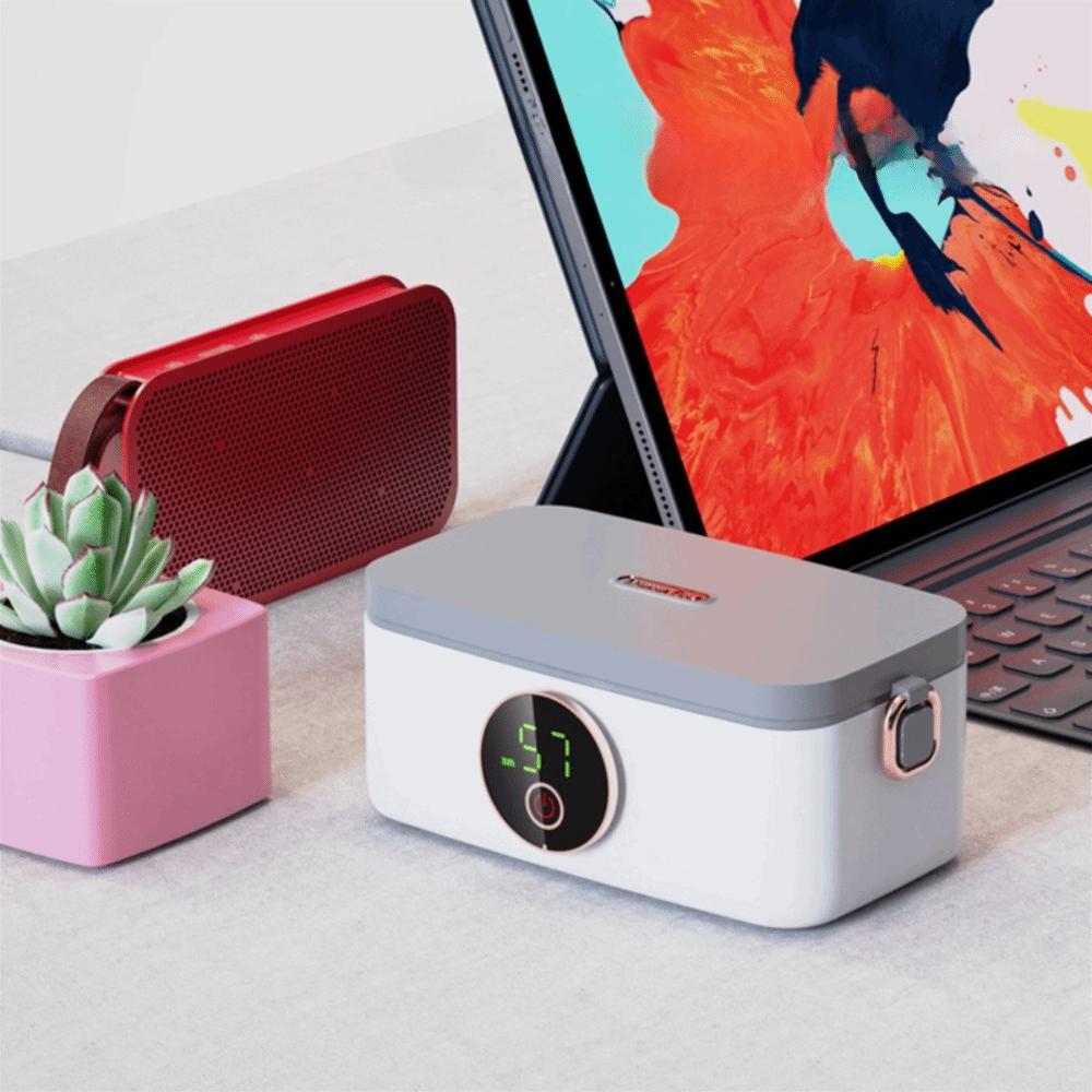 USB Charging Warmer Lunch Box Stainless Steel Inner Liner Food Warmer Container Student