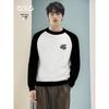 GXG Men's Colorblock Letter Pullover Sweater