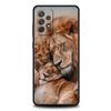 Phone Case For Samsung Galaxy A15 A13 A51 A71 A41 A31 A21S A03S A05 A35 A32 A55 A23 A25 A33 A53 A73 5G Lion Alpha Male Cub Cover