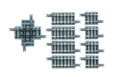 TOMIX N Gauge Crossing Rail F with Auxiliary Rail 1324 Railway Model Supplies X37-90