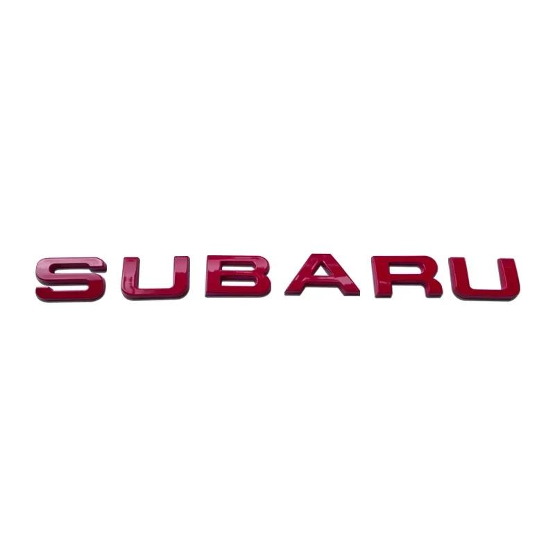 For Subaru Forester XV Outback Impreza Legacy STI WRX BRZ Metal Car Rear Trunk Emblem Letter Stickers Badge Decal Accessories iwu7