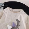Boys' Stylish Dinosaur Summer Outfit: Short Sleeve Cartoon Two-Piece Set for 2026