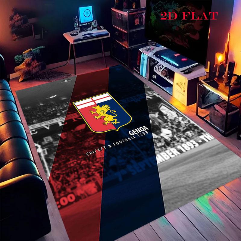 Genoa Poster Carpet Rug for Living Room Bedroom Home Sofa Decoration,Kids play Nonslip Floor Mat