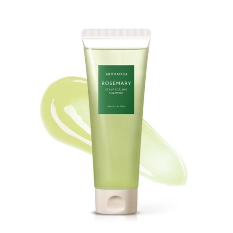 AROMATICA Rosemary Scalp Scaling Shampoo 180ml – Vegan Deep Cleansing & Refreshing Scalp Care