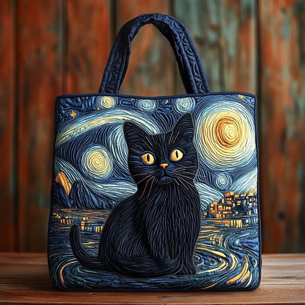 Handbag New Fashion Quilted Digital Printing Tote Bag Commuter Casual Cotton Bag Autumn and Winter Bag Multi-function Bag