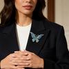 Women Vintage Rhinestone Brooch Elegant Crystal Decorative Pin Fashion Jewelry Accessory for Suits Coats Jackets Dresses and Special Occasions