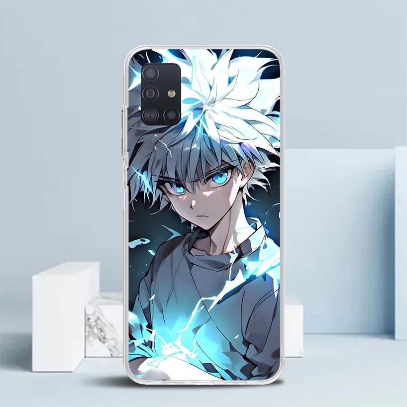 Huner X-Hunters Killua Soft Cover for Samsung Galaxy A12 A22 A32 A52 A72 A02S Phone Case Note 20 Ultra 10 S10 Plus A51 A71 A50S