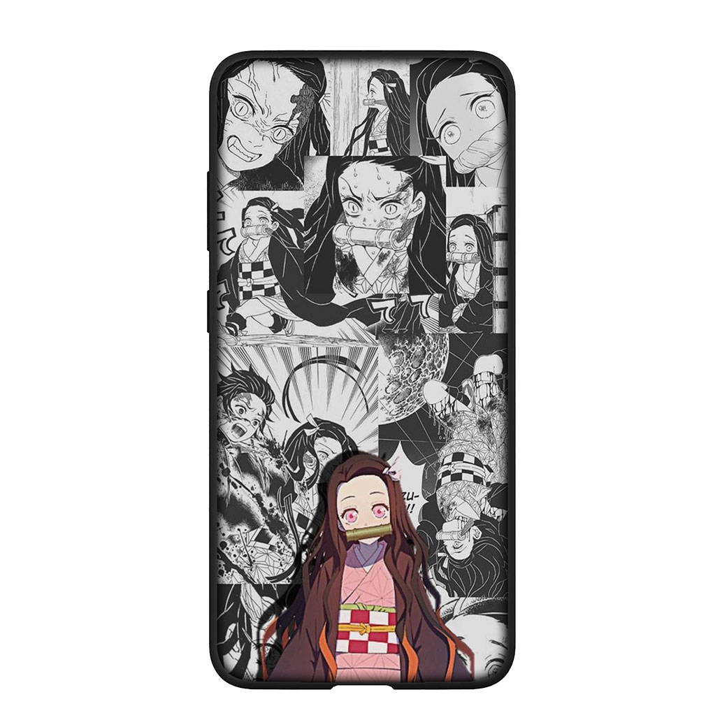 Phone Case for Samsung Galaxy S25 S24 S23 iPhone 16 15 Xiaomi Redmi Note 14 13 12 16E 11 Pro Max OPPO Moto Huawei Kokushibo Demon Slayer Nezuko Cover