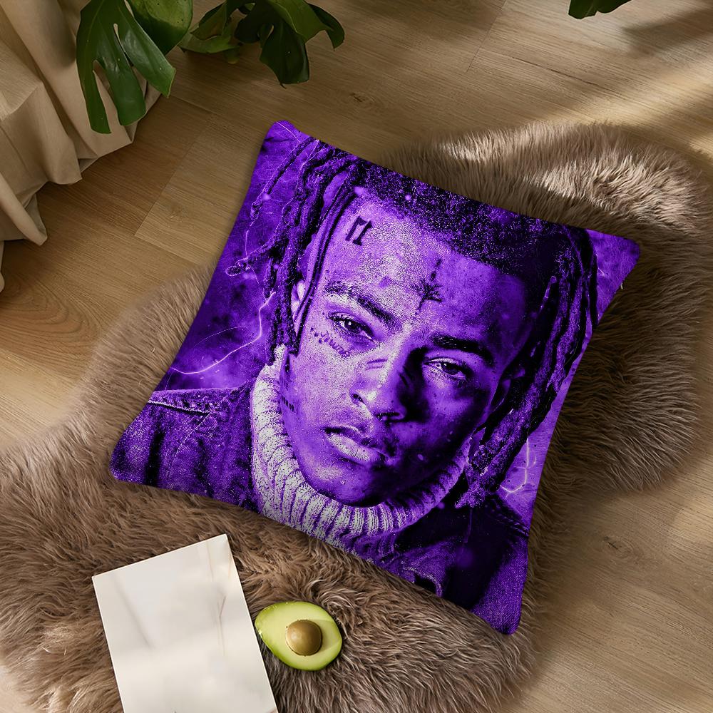 Singer X-XXXTentacionS Revenge 17 Cushion Cover Living Room Headboard Office Cushion Bedroom Cushion Sofa Nap Time Pillow Case