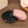 Keychain Wallet For Women Men Pu Leather Coin Purse Small Zipper Pouch Key Holder Rfid Blocking Portable Storage Bag