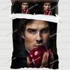 Funda Nórdica de Cama Damon Salvatore, Artículo para Fans de HorrorVampiro Juegos de Cama para Niños Suave Microfibra Funda de Edredón para Adultos Regalo de Lujo