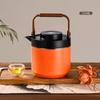 316 Stainless Steel Tea Stewing Pot with Lifting Handle - Temperature Control & Water Separation