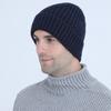 The New Men's Autumn and Winter Knitted Hat Is Versatile Featuring A Twill Warm Pullover and A Fleece Wool Thread Ear Protecting Hat. It's Trendy