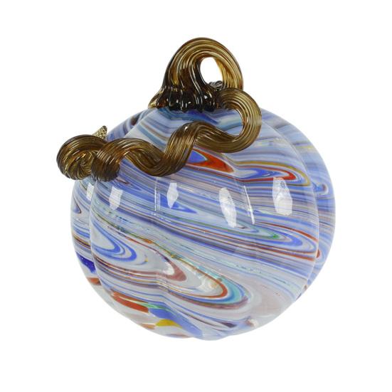 Decorative Vine Handle Pendant Necklace Melt Glass Gold 1 Pc
