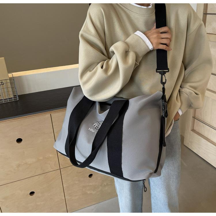 Short-Distance Travel Bag Men's Portable Large Capacity Luggage Bag Women Multi-Functional Sports Yoga Bag Dry Wet Separation Storage Bag