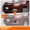 2PC Smoked Black Front Fog Light Guard Cover Trim Overlay For 4Runner 2010-2013