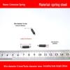 Micro Precision Extension Tension Spring Set with Hooks, 0.4mm Wire Diameter, 3-5mm Outer Diameter