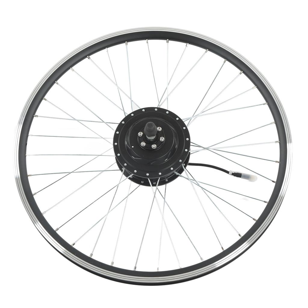 48V 500W Electric Bike Conversion Kit Rear Wheel Cassette Hub Motor Kit with 11A Controller and LCD3 Panel 24inch