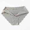 Set Seamless Silk Briefs Sexy Panties For Women Mid Waist Comfortable Girl Silk Panty Female Underpants Woman Lingerie M-Xl
