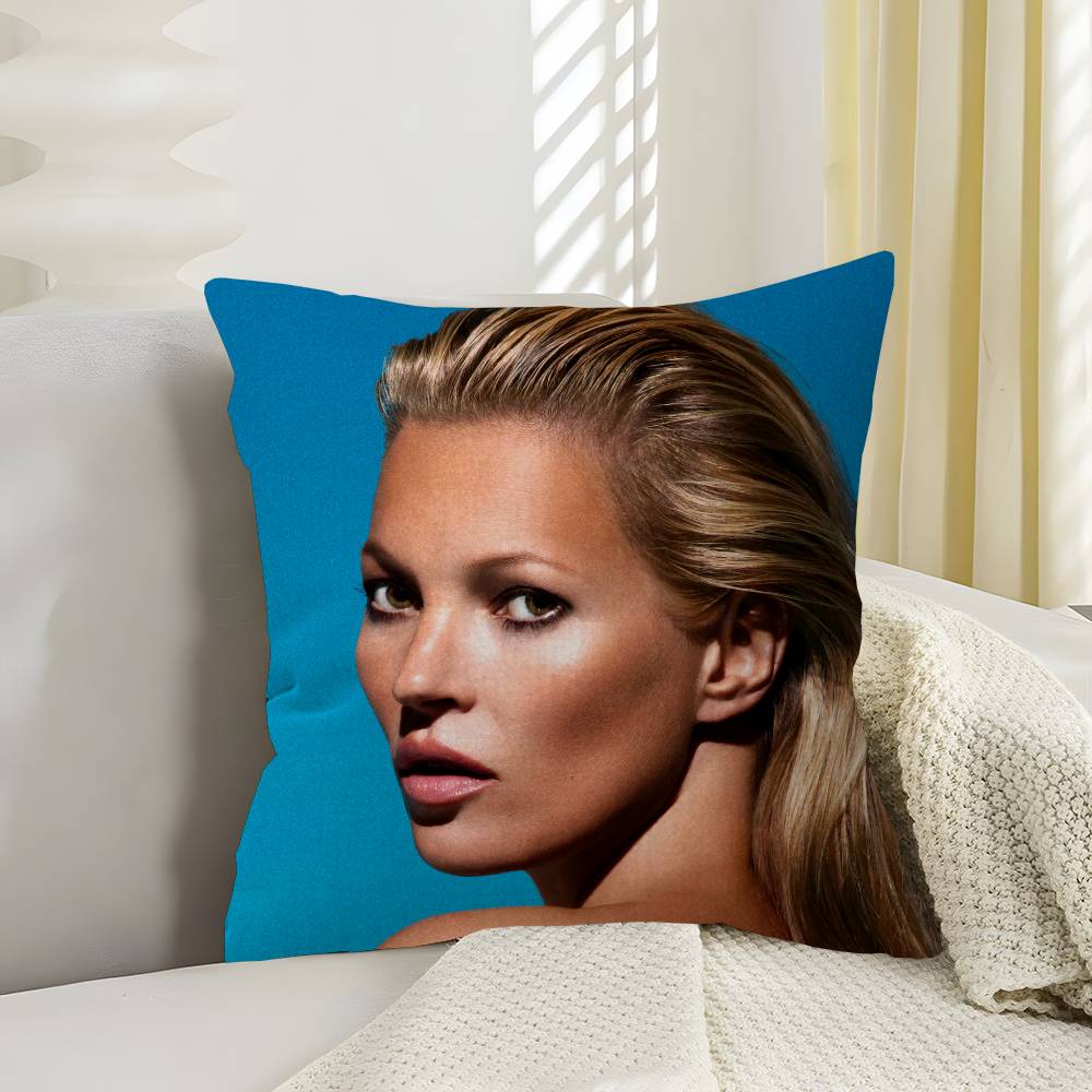 Kate Moss Model Cushion Cover Polyester Sofa Cushions Decorative Throw Pillows Home Decoration Pillowcover