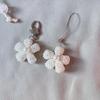 Delicate Pearls Flower Handphone Pendant/Keychain Lightweight Key Holder Mobile Phone Decoration Handbag Charm