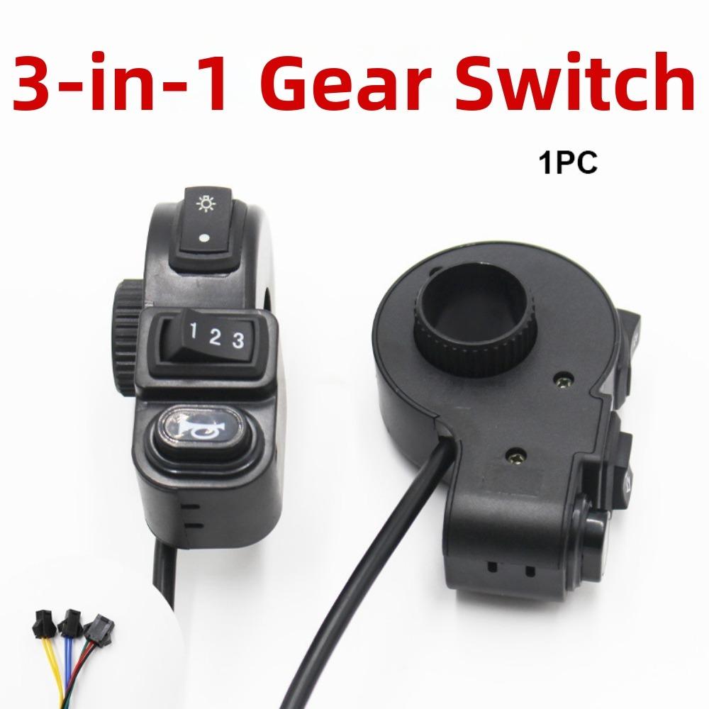 3 In1 Motorcycle Switch Universal Electric Vehicle Handlebar Switch For 22mm Handlebars