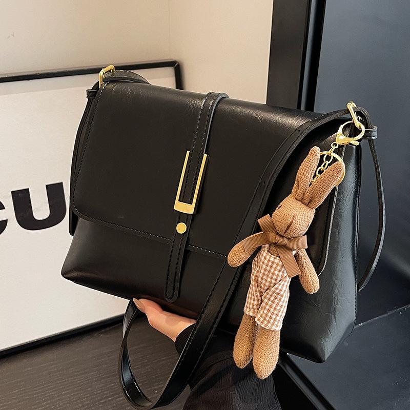 Große Tasche, Damen-Umhängetasche 2024, neue Herbst- und Winter-Retro-Umhängetasche, beliebte kleine quadratische Tasche in diesem Jahr