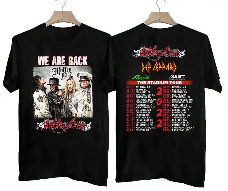 The Stadium Tour 2022 Motley Crue Shirt Unisex T-Shirt XXL