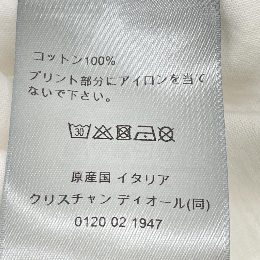 DIOR White x Pink Logo Short Sleeve T-Shirt 24ss tops L White / pinkUsed