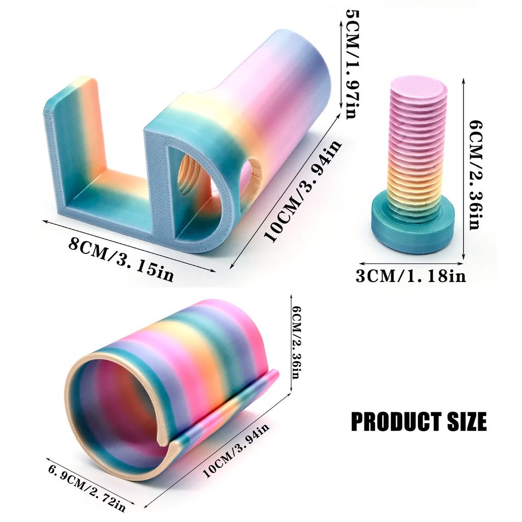 Diamantine Painting Canvas Holder Secure Rolling System For Precise Artwork With 3D Printed Stand And Metal Fasteners