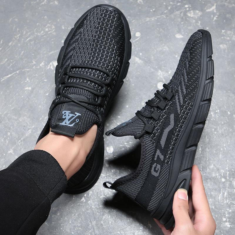 [49 yuan 1 piece] Mesh shoes men's summer sports shoes men's casual running shoes soft-soled flying weaving will not be returned or exchanged.