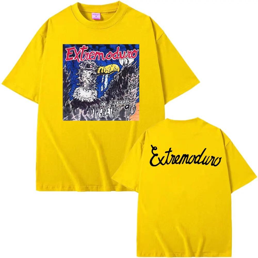 Rock Band Extremoduro En Directo Maquetas90 Cover TShirt Men Women Gothic Classic Fashion Casual Streetwear T Shirts
